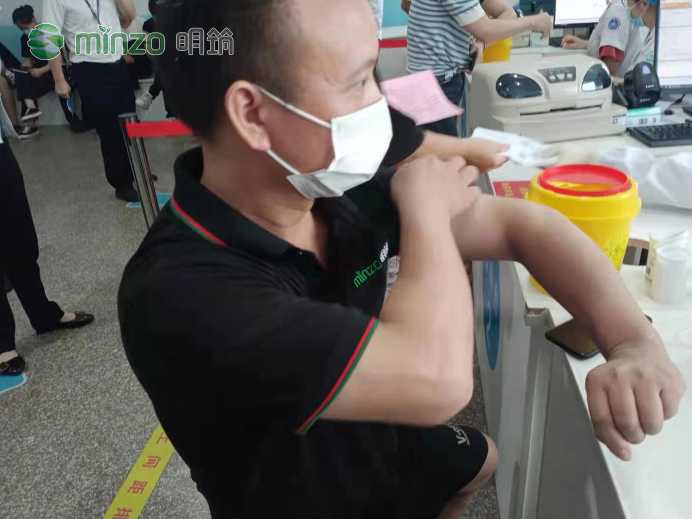 積極響應(yīng)政府號(hào)召，明筑組織全體職工接種疫苗